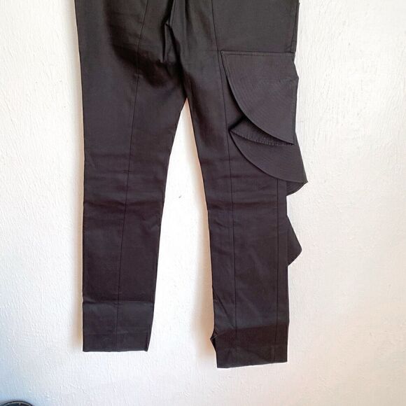 Alexis Black Cascade Ruffle Leg Dress Pants Trousers Women’s XS Evening Designer - Picture 11 of 12